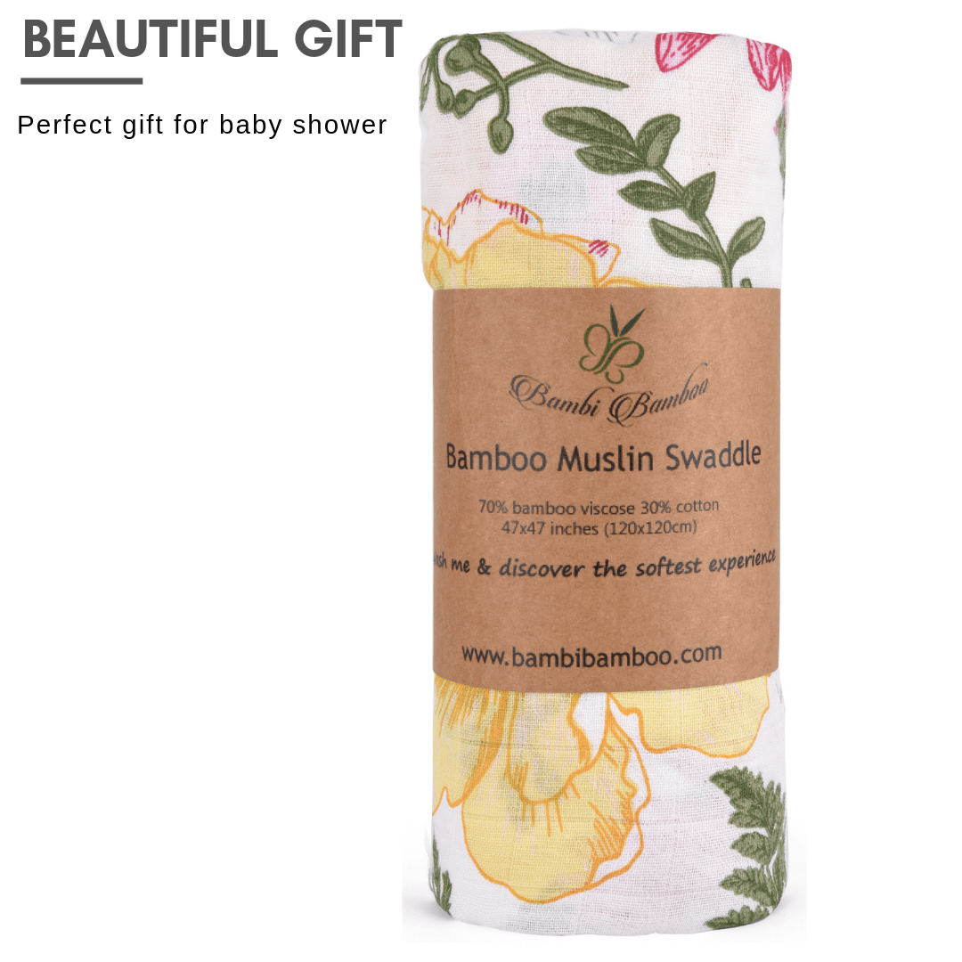 floral baby swattle