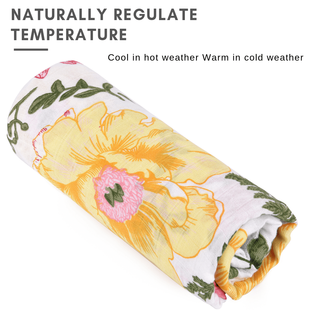 floral baby swattle