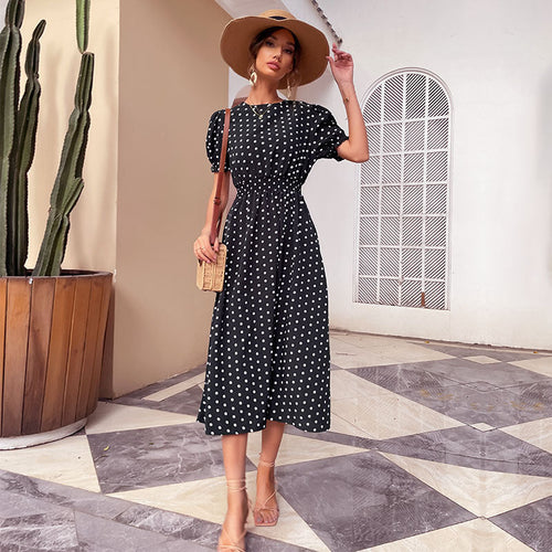 New European And American Style Midi Skirt Temperament Retro Women's