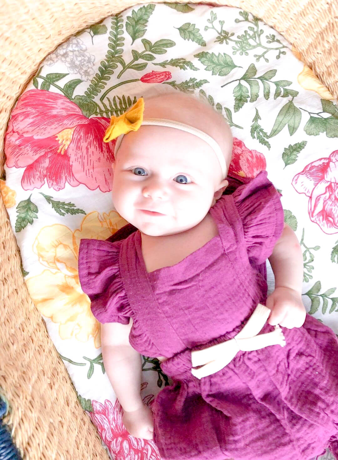 floral baby swattle