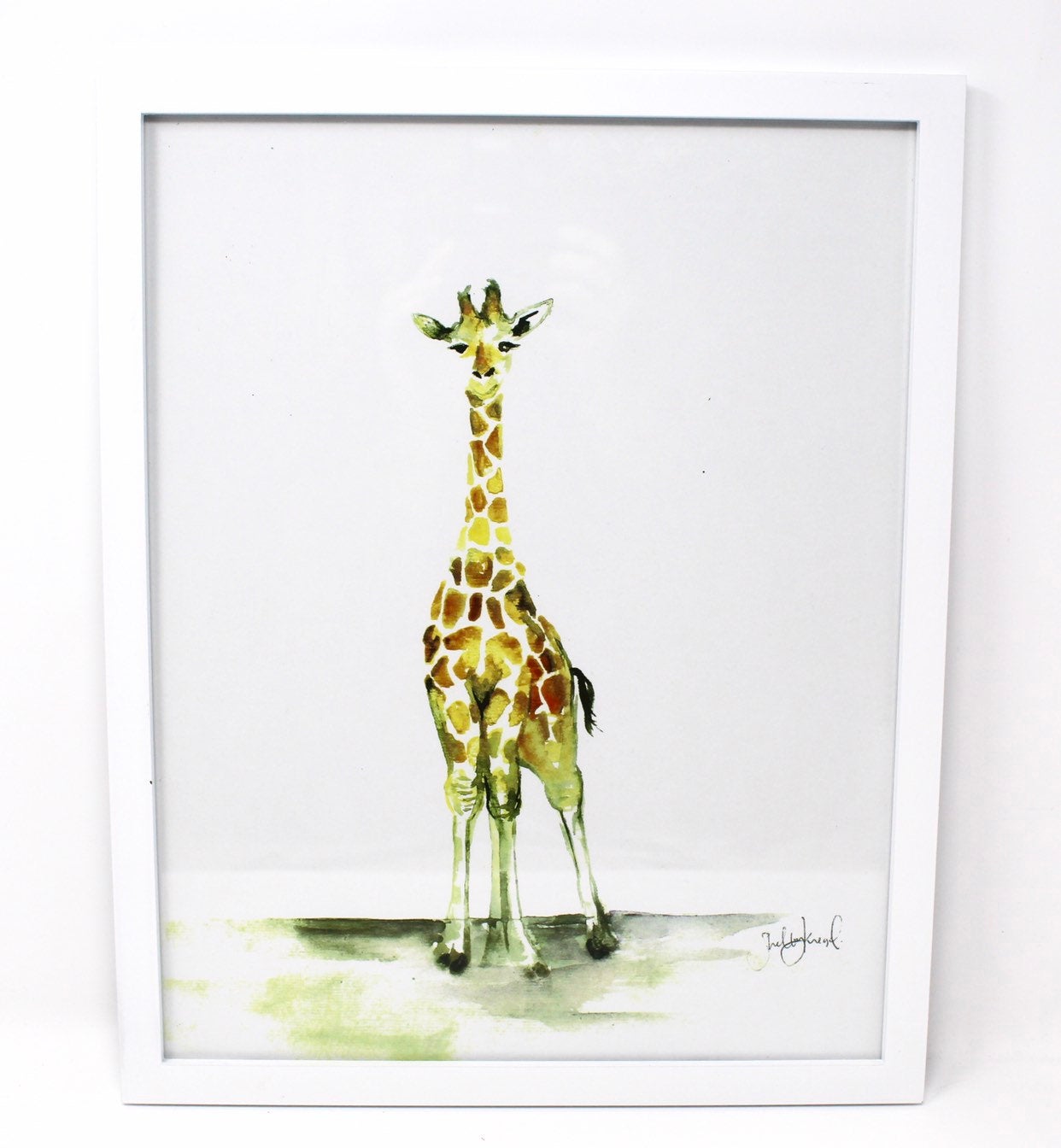 children's geraffe painting