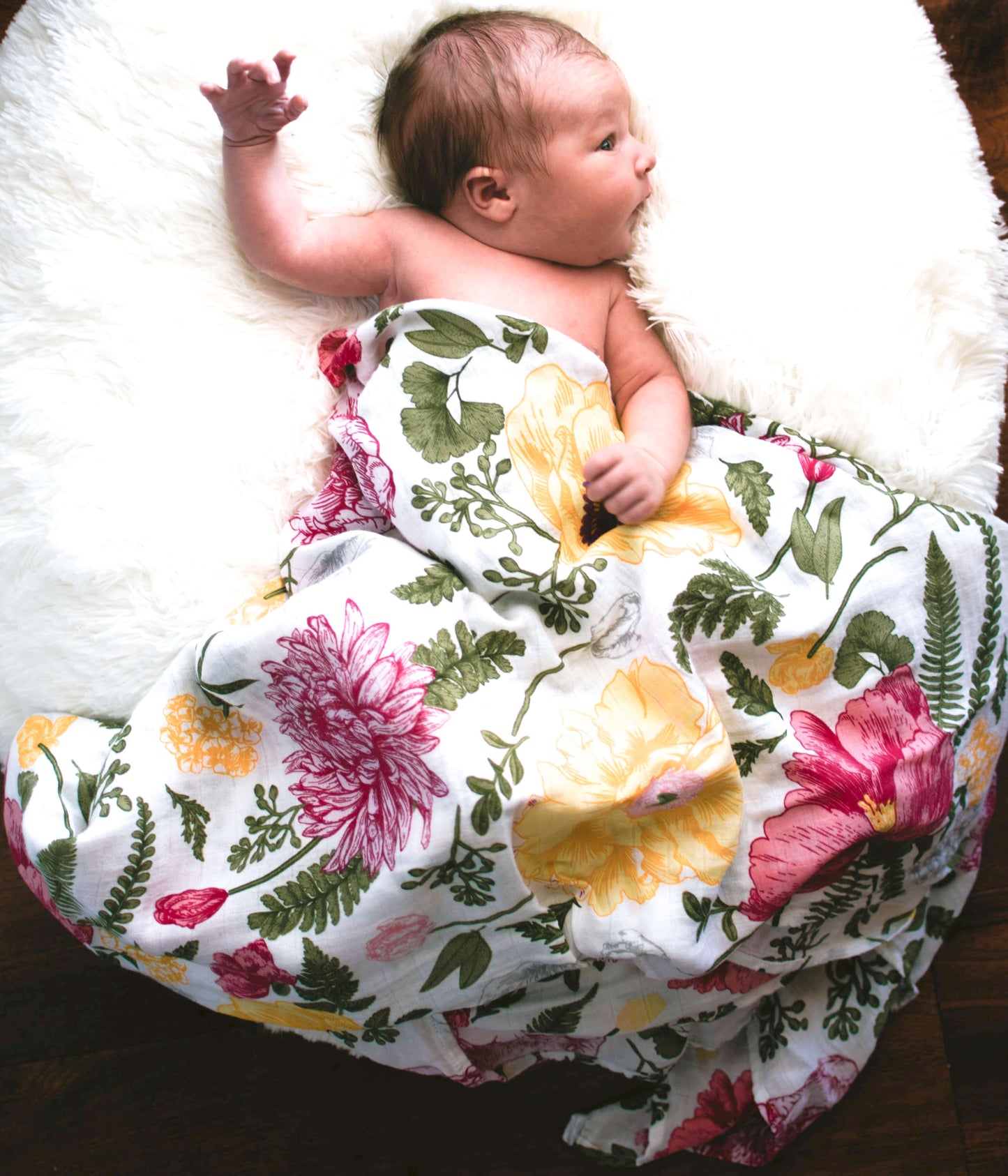 floral baby swattle