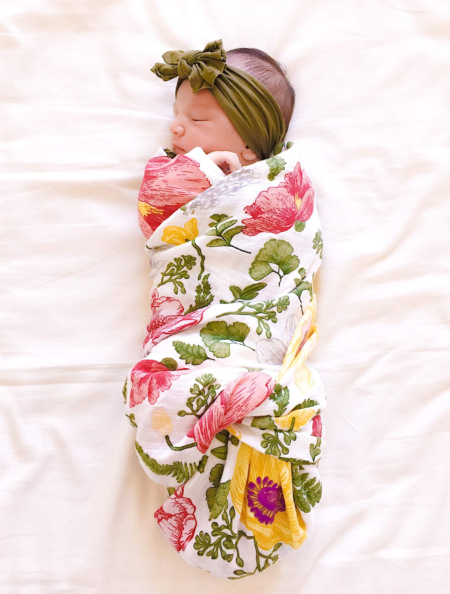 floral baby swattle