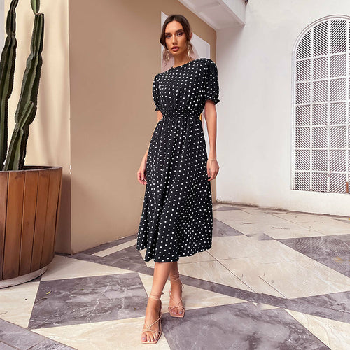 New European And American Style Midi Skirt Temperament Retro Women's