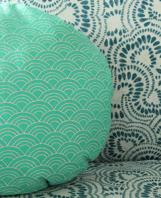 mint throw pillow