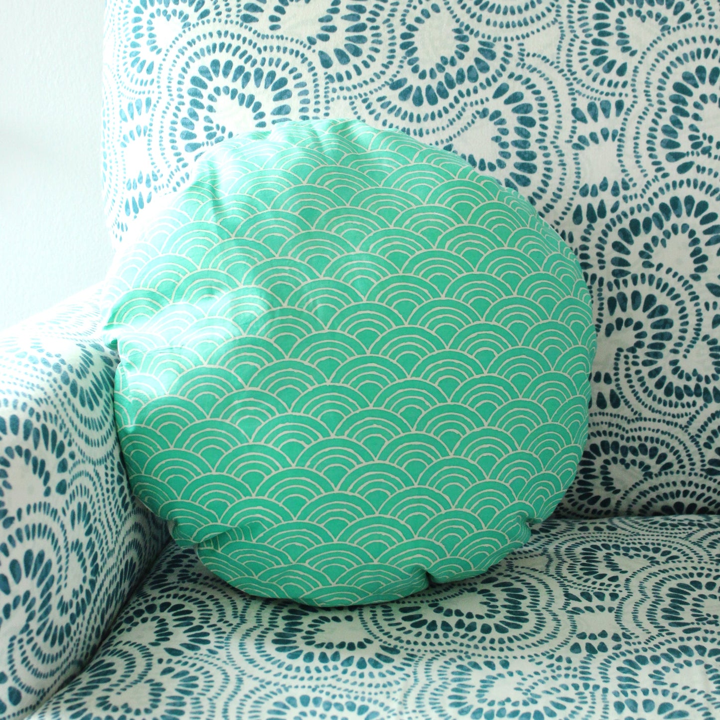 mint throw pillow
