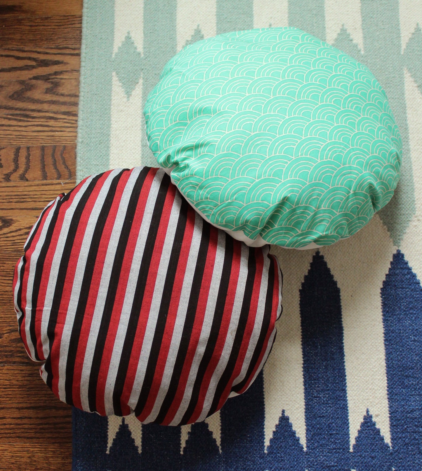 mint throw pillow