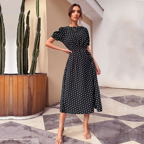 New European And American Style Midi Skirt Temperament Retro Women's