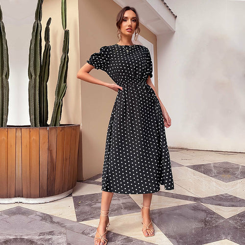 New European And American Style Midi Skirt Temperament Retro Women's