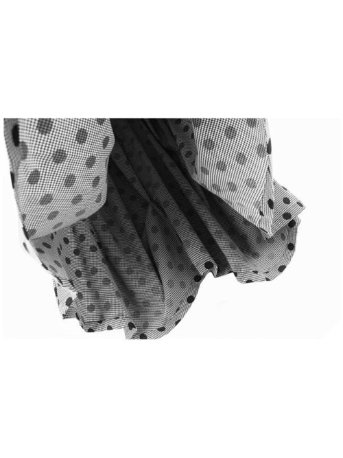 Ladies Irregular Pleated Dark Skirt New Loose Fashion Mid Length Skirt