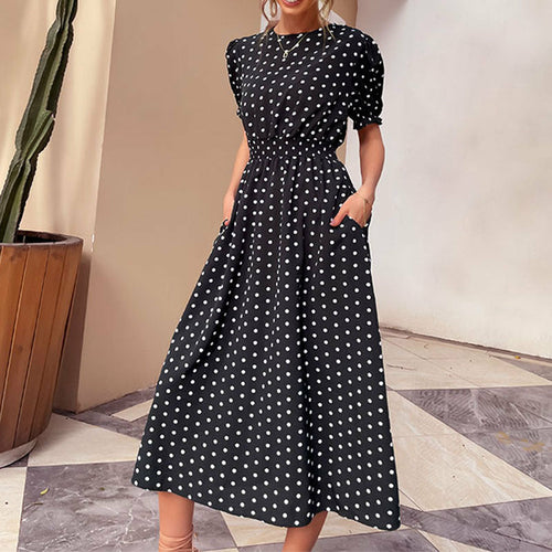 New European And American Style Midi Skirt Temperament Retro Women's
