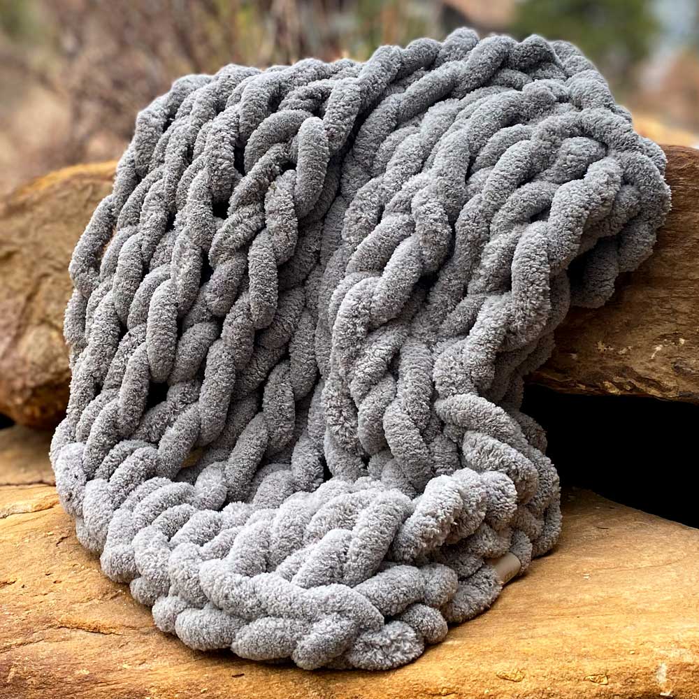 knitted cotten blanket