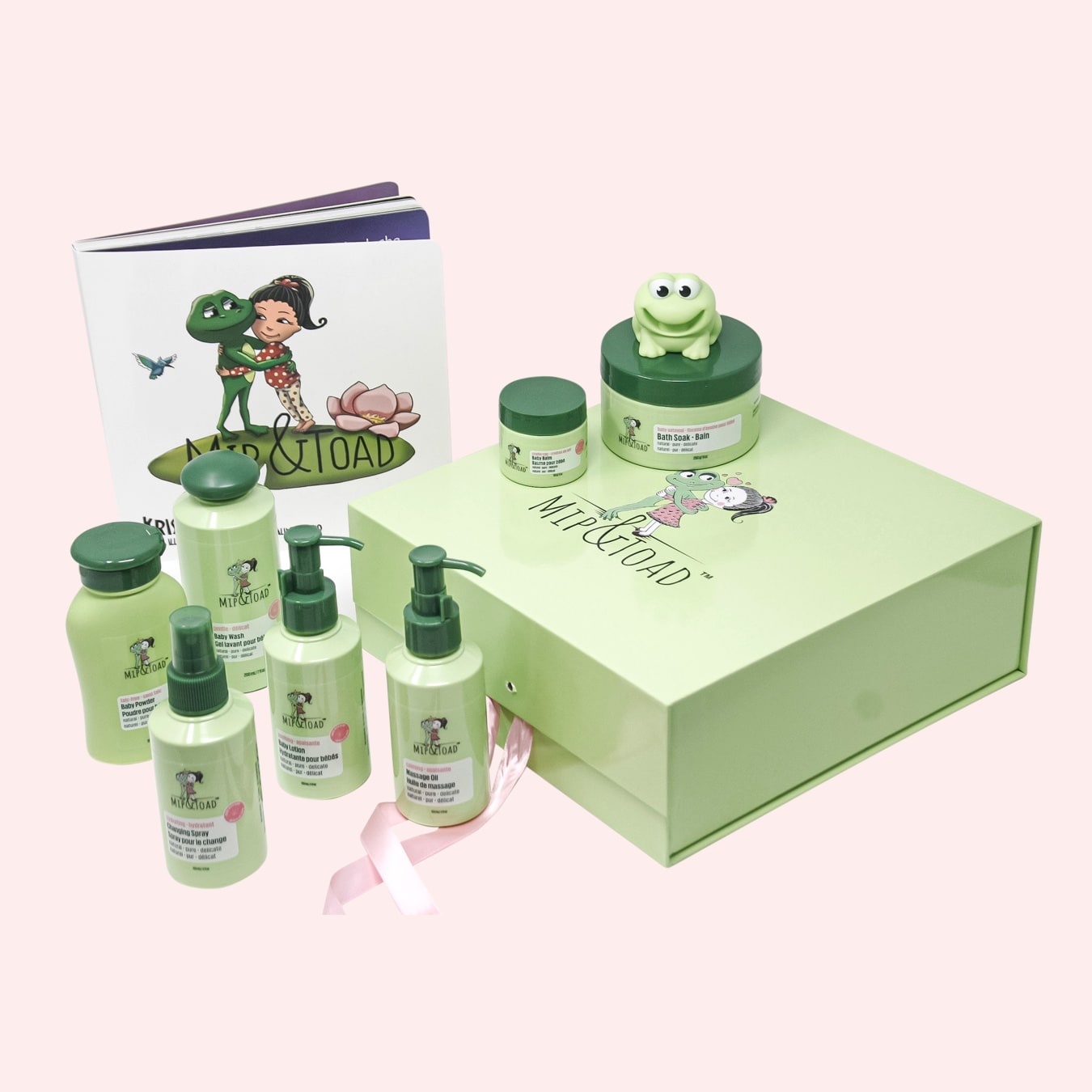 mip & toad- bath care +night time book