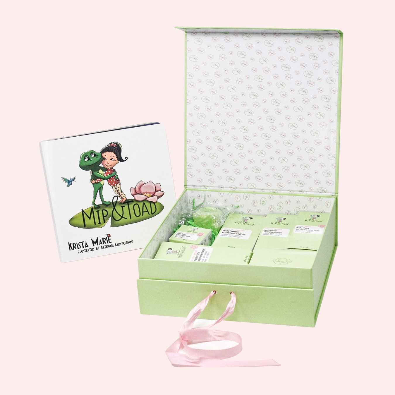 mip & toad- bath care +night time book